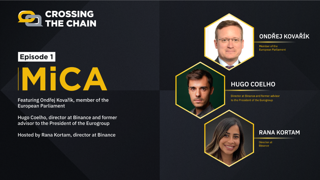 Binance's Crypto Policy podcast discusses the EU's MiCA framework